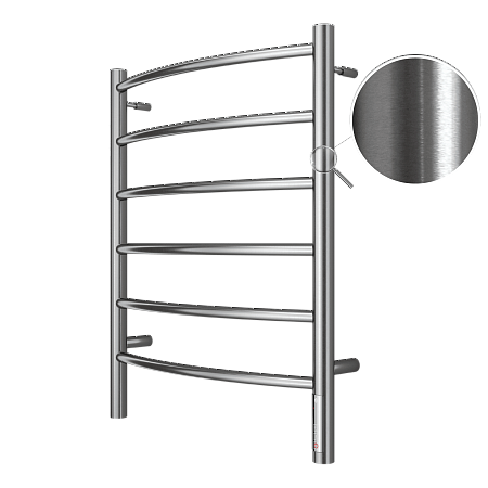 Классик П6 500х650 Электро (quick touch) Полотенцесушитель TERMINUS Сатин Черногорск - фото 3