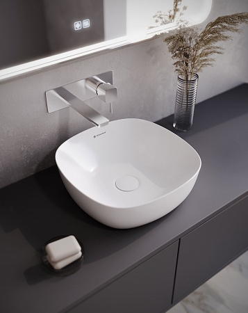 Раковина накладная Terminus Классик 370х370х115 Черногорск - фото 5