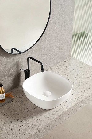 Раковина накладная Terminus Классик 370х370х115 Черногорск - фото 4